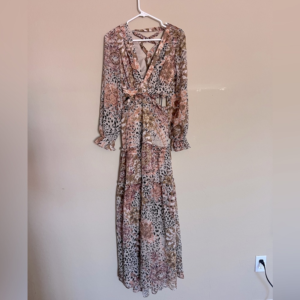 Cut out maxi dress